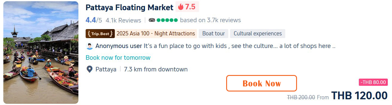 Pattaya Floating Market